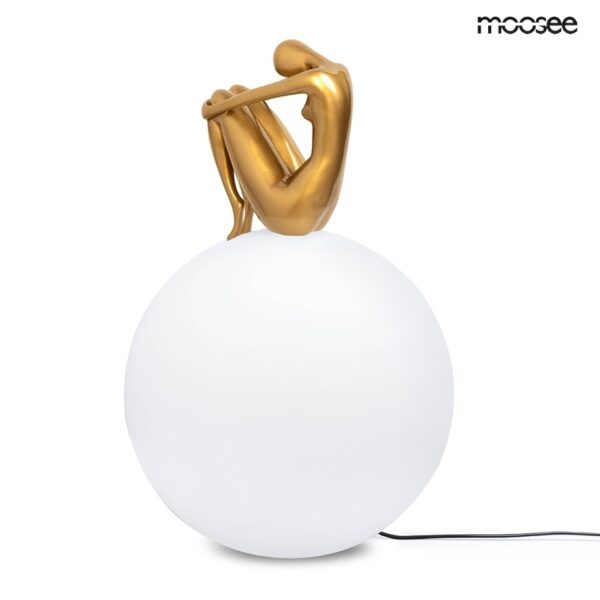 MOOSEE lampa stołowa UOMO 35 złota - obrazek 2