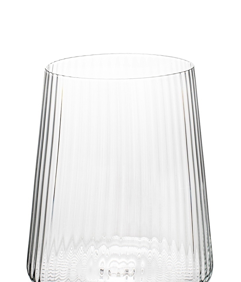 KARE komplet 4 kieliszków do wina RIFFLE  760 ml - obrazek 2