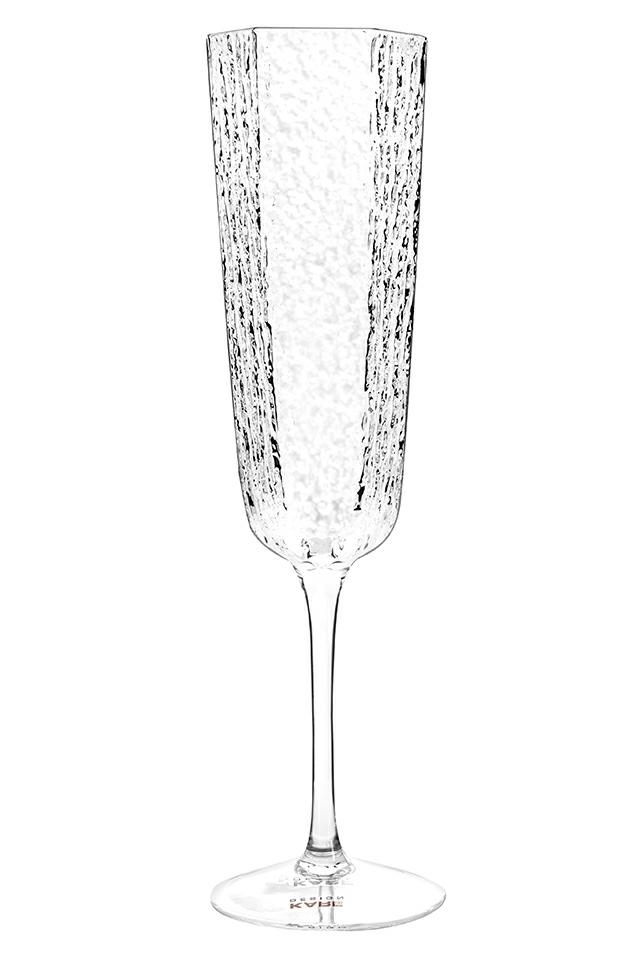 KARE komplet 4 kieliszków do szampana     CASCATA 250ml
