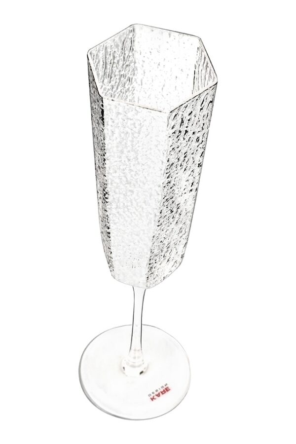 KARE komplet 4 kieliszków do szampana     CASCATA 250ml - obrazek 2
