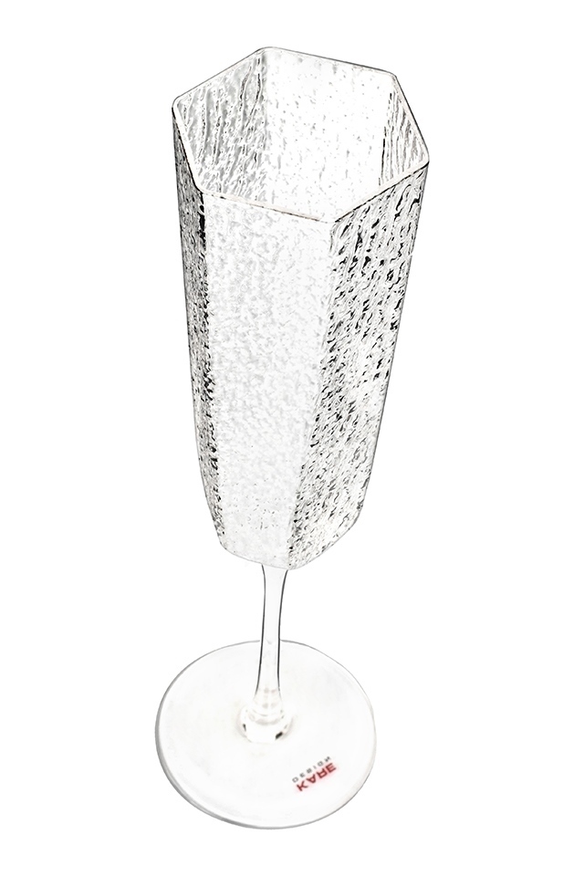 KARE komplet 4 kieliszków do szampana     CASCATA 250ml - obrazek 2