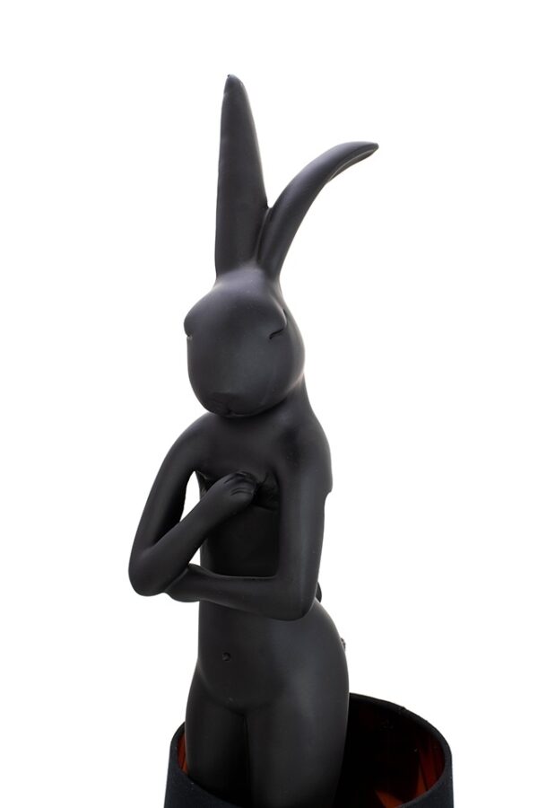 KARE lampa stołowa RABBIT 50 cm czarna / czarna - obrazek 2