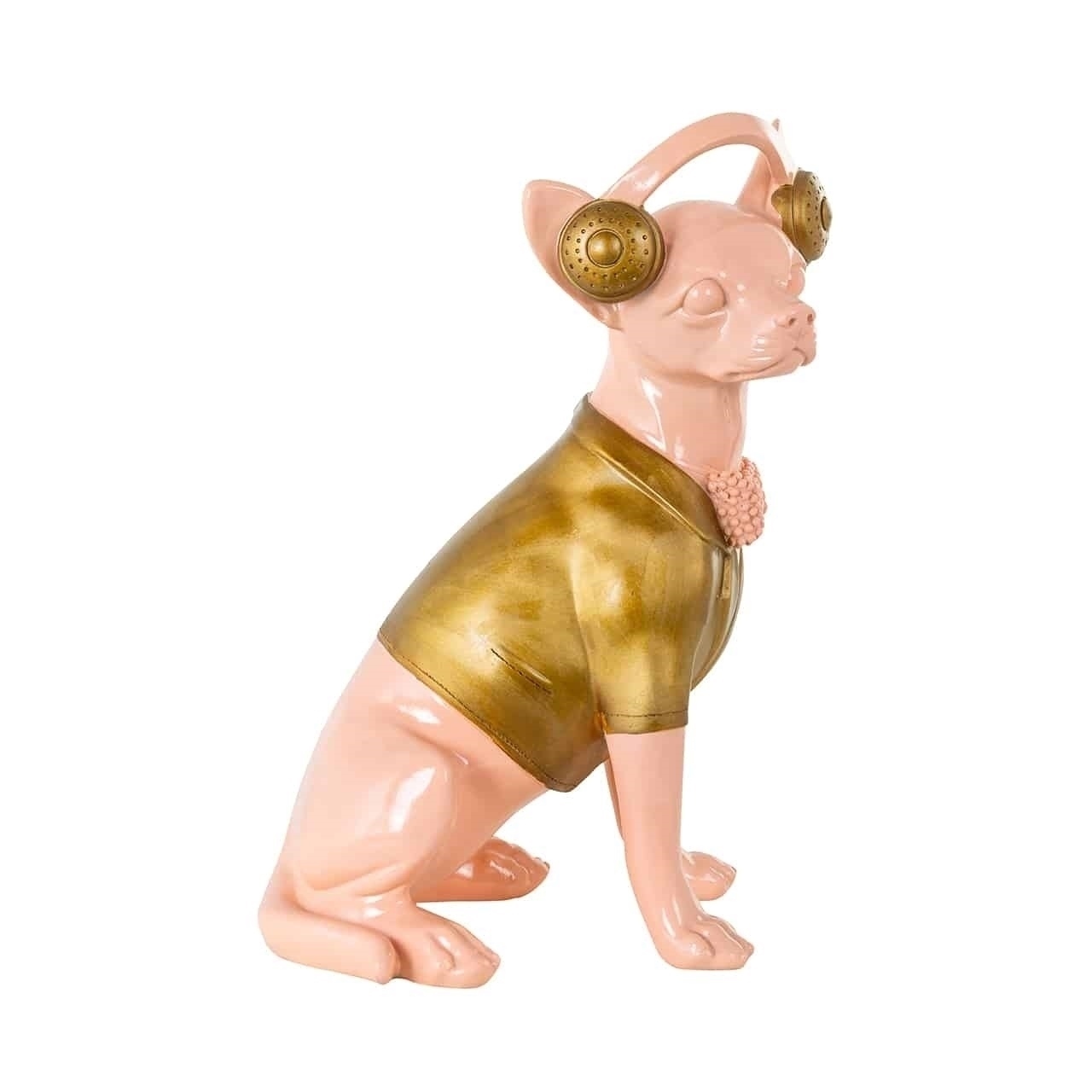 RICHMOND dekoracja DOG CHIHUAHUA  różowy - obrazek 2