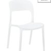 MODESTO krzesło ZING białe - polipropylen