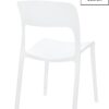 MODESTO krzesło ZING białe - polipropylen - obrazek 2