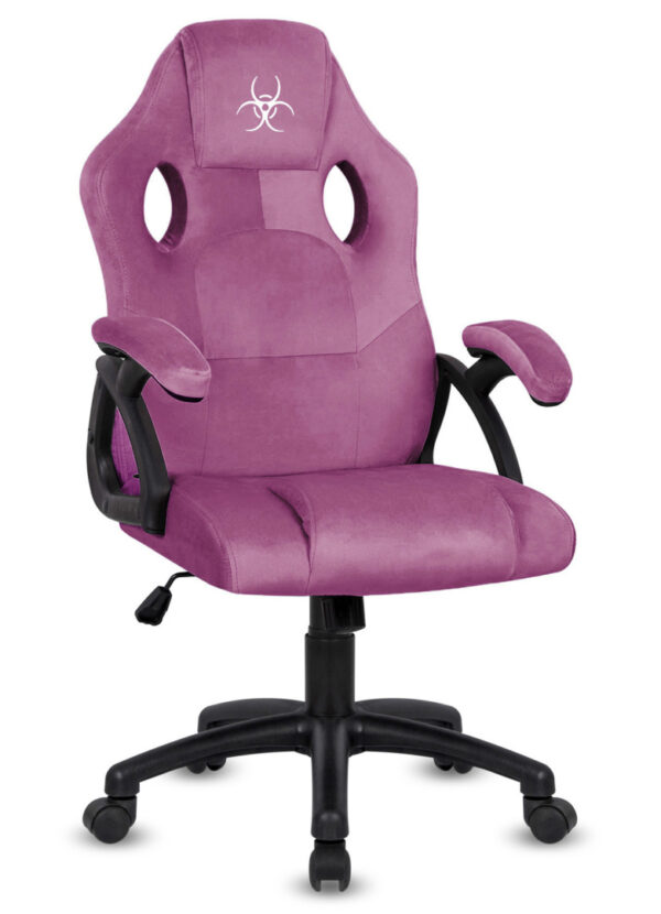 Fotel obrotowy do biurka CARRERA M ALCANTARA PURPLE - obrazek 2