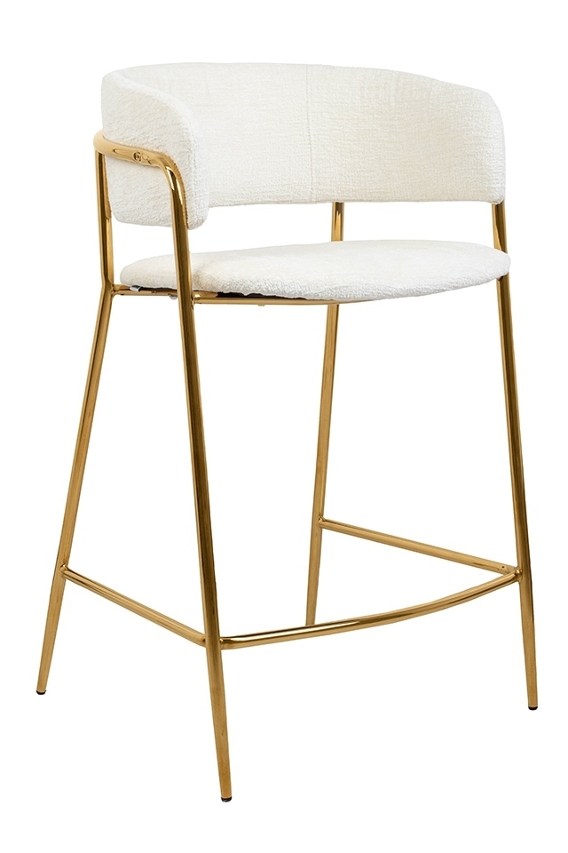 Krzesło barowe DELTA 65 białe