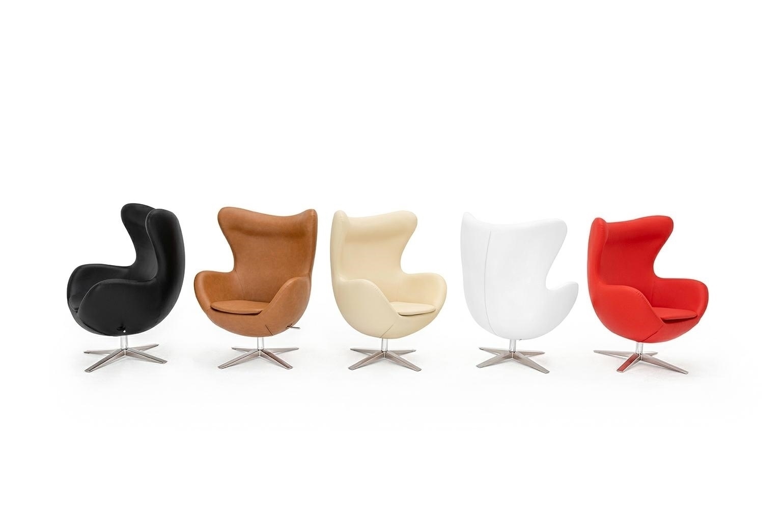 Fotel EGG SZEROKI PU beżowy - obrazek 2