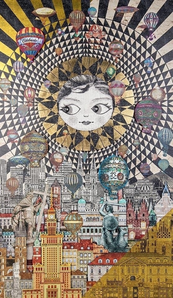 Obraz WARSAW GIRL 110x174 cm - obrazek 2