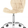 Krzesło obrotowe VASTO OFFICE VELVET BEIGE