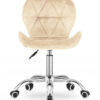 Krzesło obrotowe VASTO OFFICE VELVET BEIGE - obrazek 2