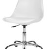Krzesło obrotowe MONZA OFFICE WHITE PU - obrazek 3