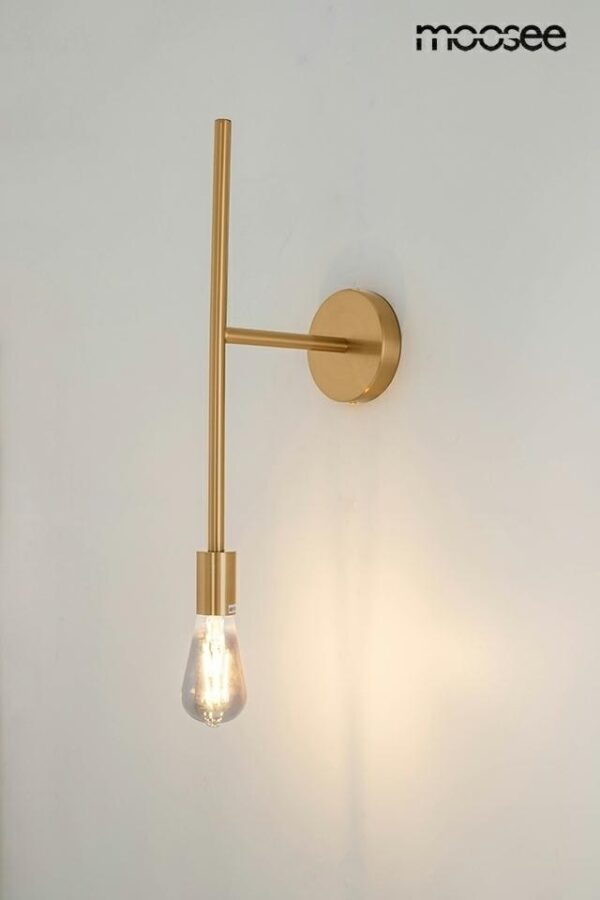 MOOSEE lampa ścienna RIVA złota - obrazek 2