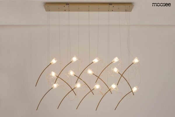 MOOSEE lampa wisząca TULIPPE 14 LINE  złota - obrazek 2