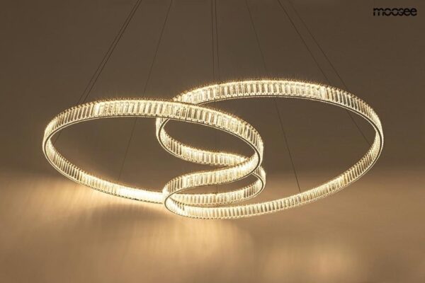 MOOSEE lampa wisząca WAVE 160A chrom - obrazek 2
