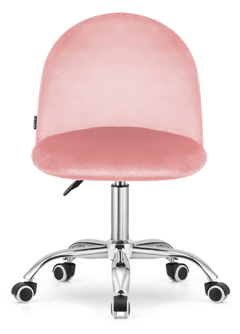 Krzesło obrotowe GLORIA OFFICE PINK VELVET - obrazek 2