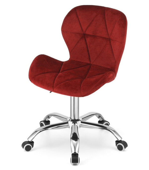 Krzesło obrotowe VASTO OFFICE VELVET BURGUNDY - obrazek 3