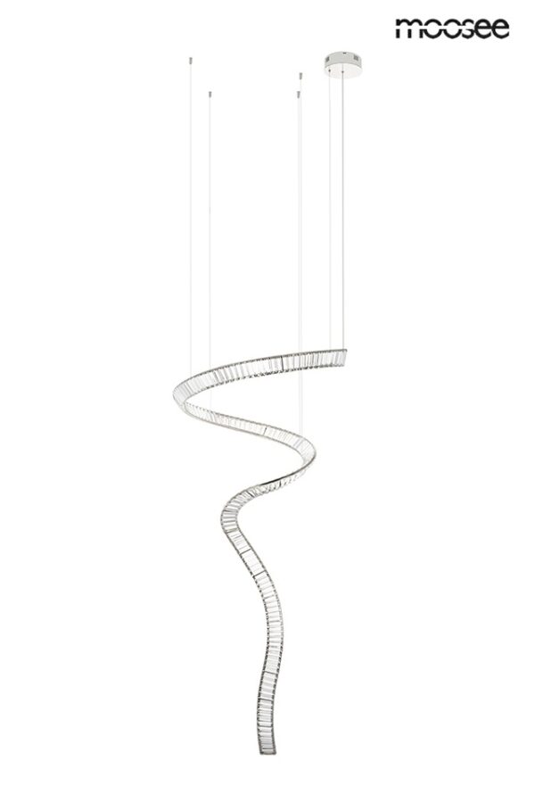 MOOSEE lampa wisząca WAVE CORDON 1A chrom - obrazek 3