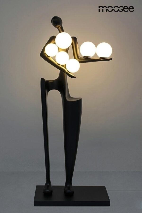 MOOSEE lampa podłogowa HUMAN DREAMER czarna - obrazek 2