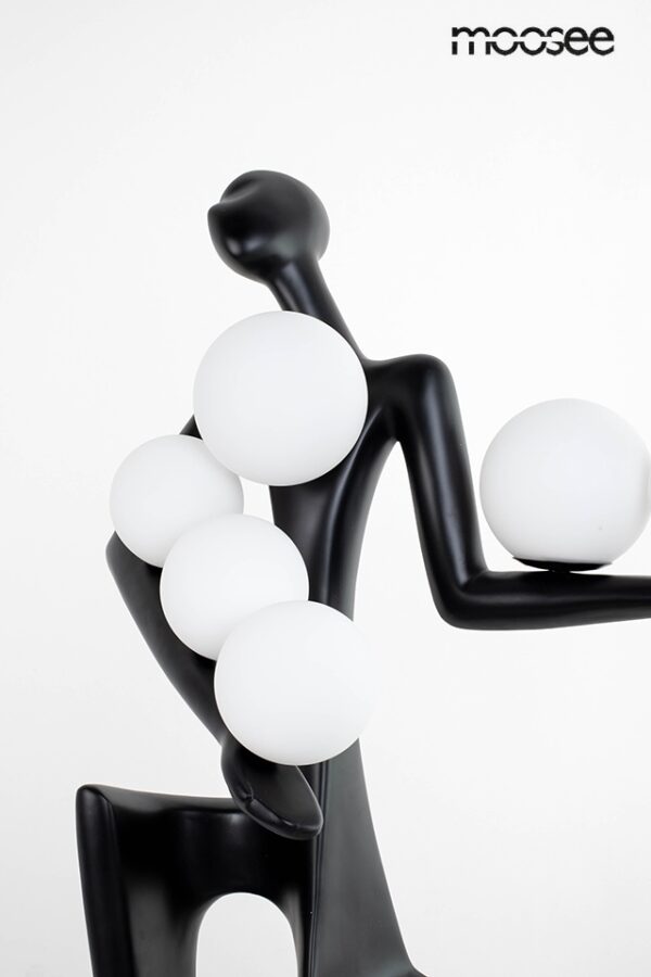 MOOSEE lampa podłogowa HUMAN DREAMER czarna - obrazek 3