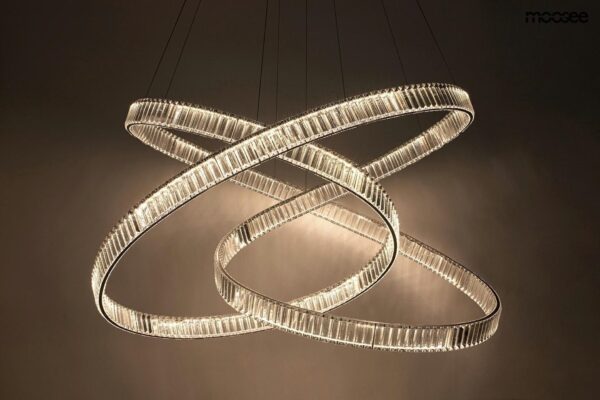MOOSEE lampa wisząca WAVE 130 chrom - obrazek 2