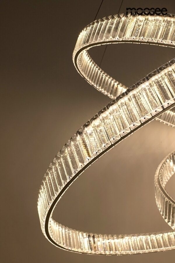 MOOSEE lampa wisząca WAVE 130 chrom - obrazek 3