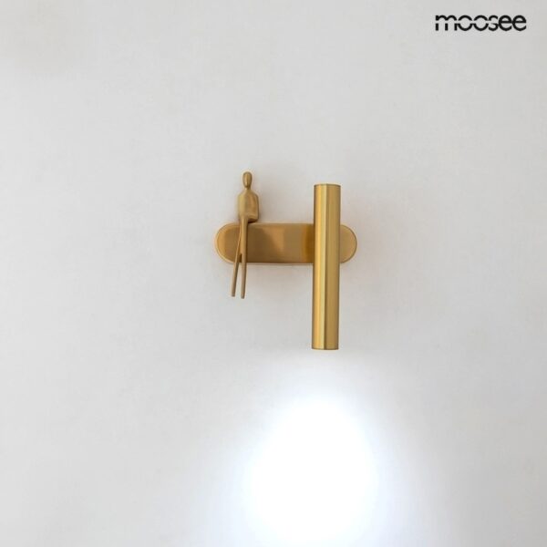 MOOSEE lampa ścienna BOY TUBE R złota - obrazek 2