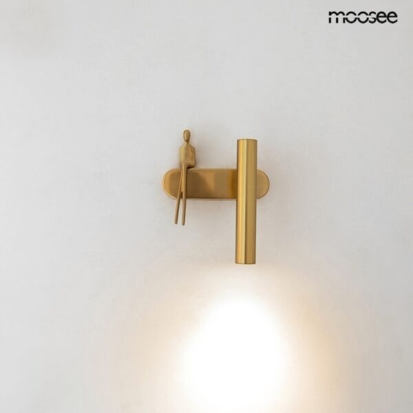 MOOSEE lampa ścienna BOY TUBE R złota - obrazek 3