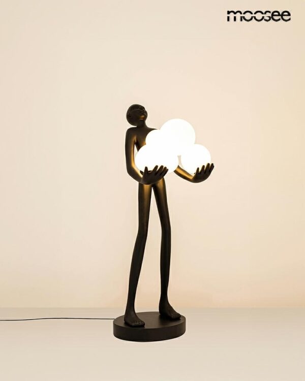MOOSEE lampa stołowa HUMAN PREMIUM        czarna - obrazek 2