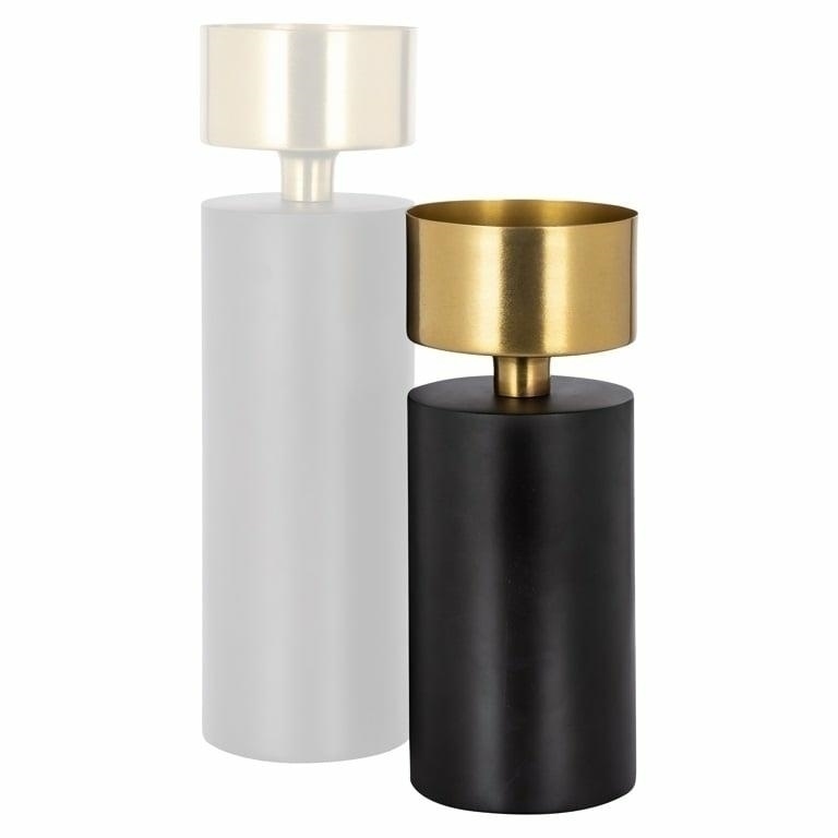 RICHMOND świecznik TESS S czarno-złoty - obrazek 3