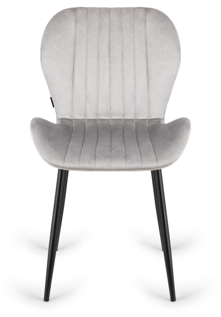 Krzesło tapicerowane MONTI VELVET GREY - obrazek 2
