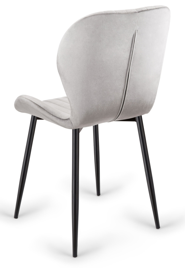 Krzesło tapicerowane MONTI VELVET GREY - obrazek 4