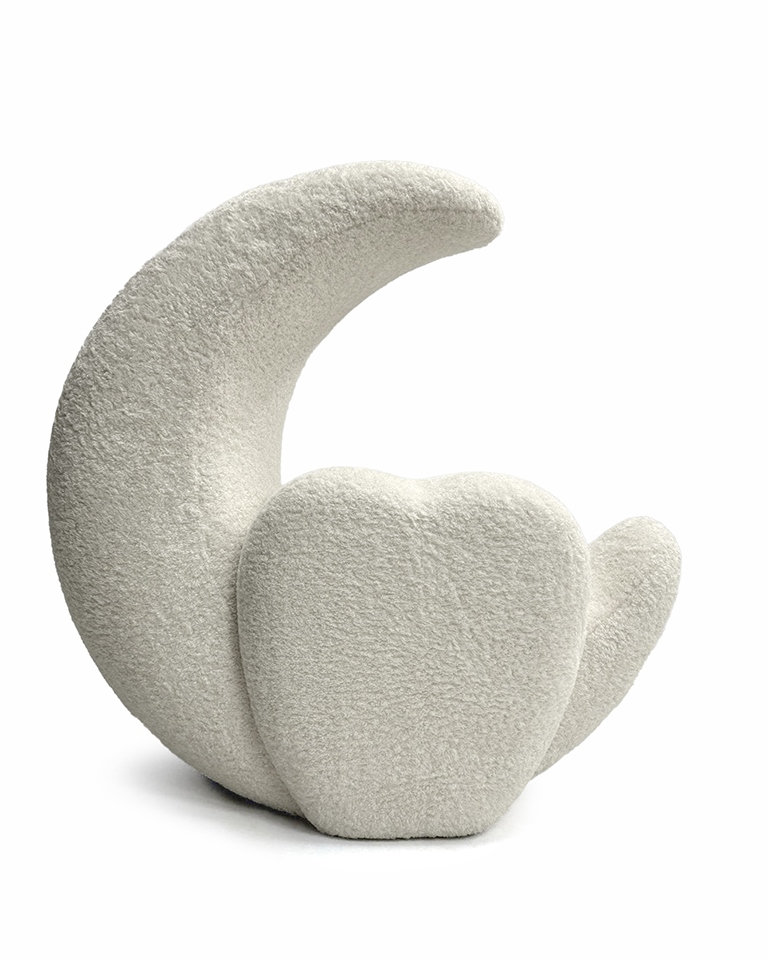 Fotel dziecięcy MOON biały - obrazek 2