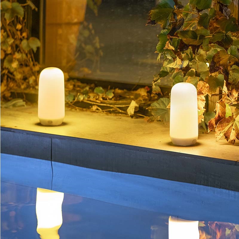 NEW GARDEN lampa stołowa CANDY z efektem płomienia IN&OUT BATTERY - obrazek 3