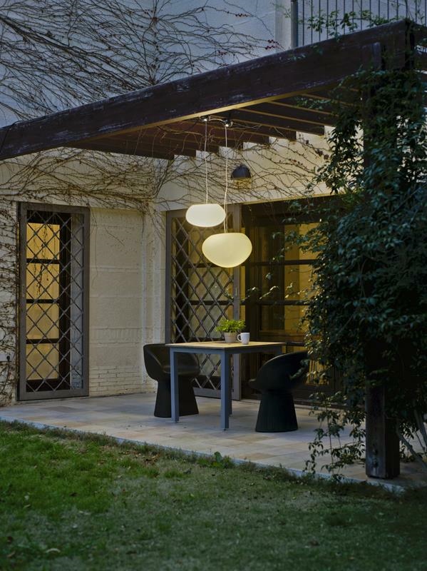 NEW GARDEN lampa wisząca PETRA 60 HANG biała - obrazek 2
