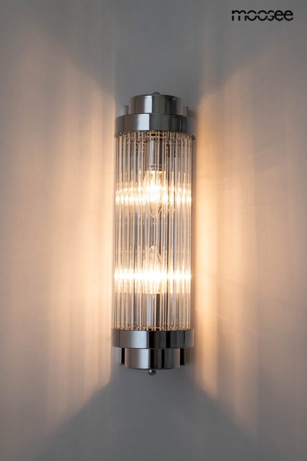 MOOSEE lampa ścienna COLUMN 40 srebrna - obrazek 2