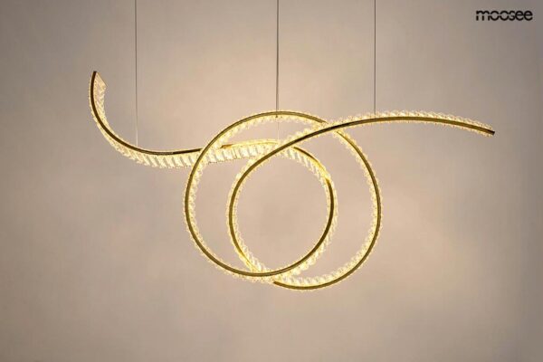 MOOSEE lampa wisząca WAVE 120 złota - obrazek 2
