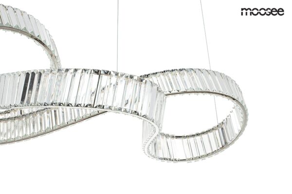 MOOSEE lampa wisząca WAVE 160B chrom - obrazek 2