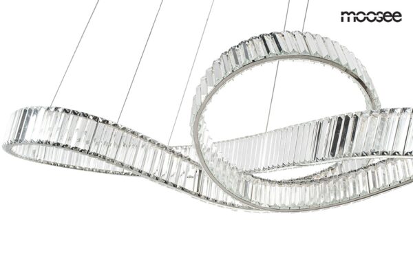 MOOSEE lampa wisząca WAVE 160B chrom - obrazek 3