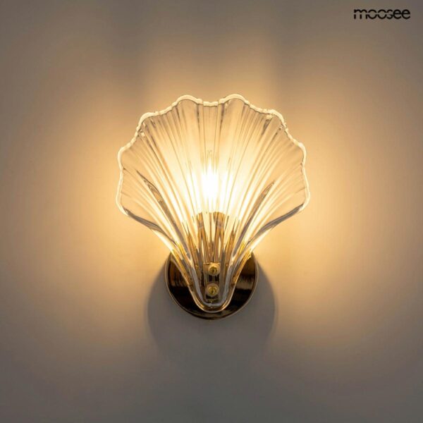 MOOSEE lampa ścienna CONCHA złota - obrazek 2