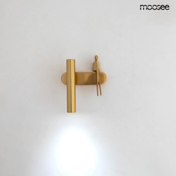 MOOSEE lampa ścienna BOY TUBE L złota - obrazek 2