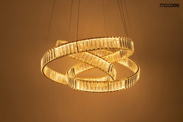 MOOSEE lampa wisząca WAVE 80 złota - obrazek 2