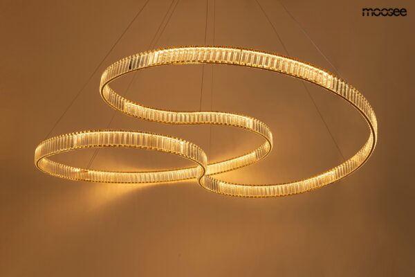 MOOSEE lampa wisząca WAVE 160A złota - obrazek 2