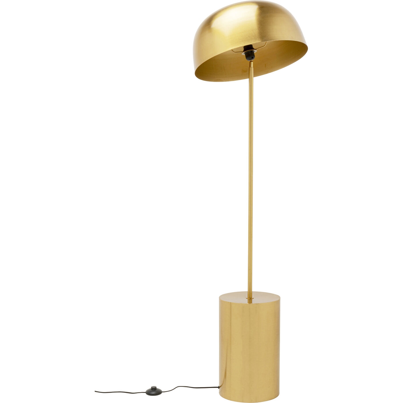 KARE lampa podłogowa LOUNGY 160 cm złota - obrazek 2