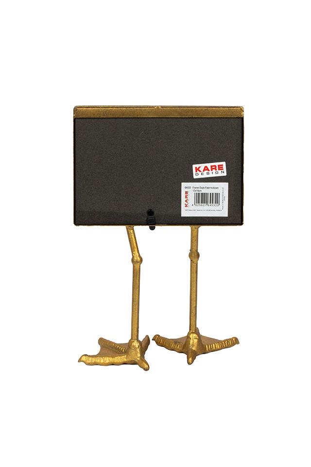 KARE ramka na zdjęcia DUCK FEET POZIOMA 13x18cm złota - obrazek 2