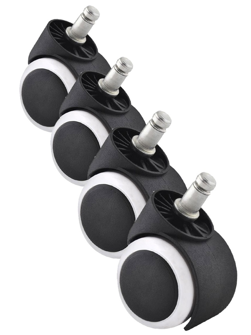 Fotel obrotowy do biurka MARIO ALCANTARA BLACK + PINK - obrazek 3