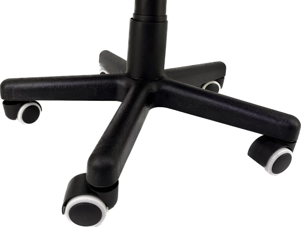 Fotel obrotowy do biurka MARIO ALCANTARA BLACK + PINK - obrazek 4