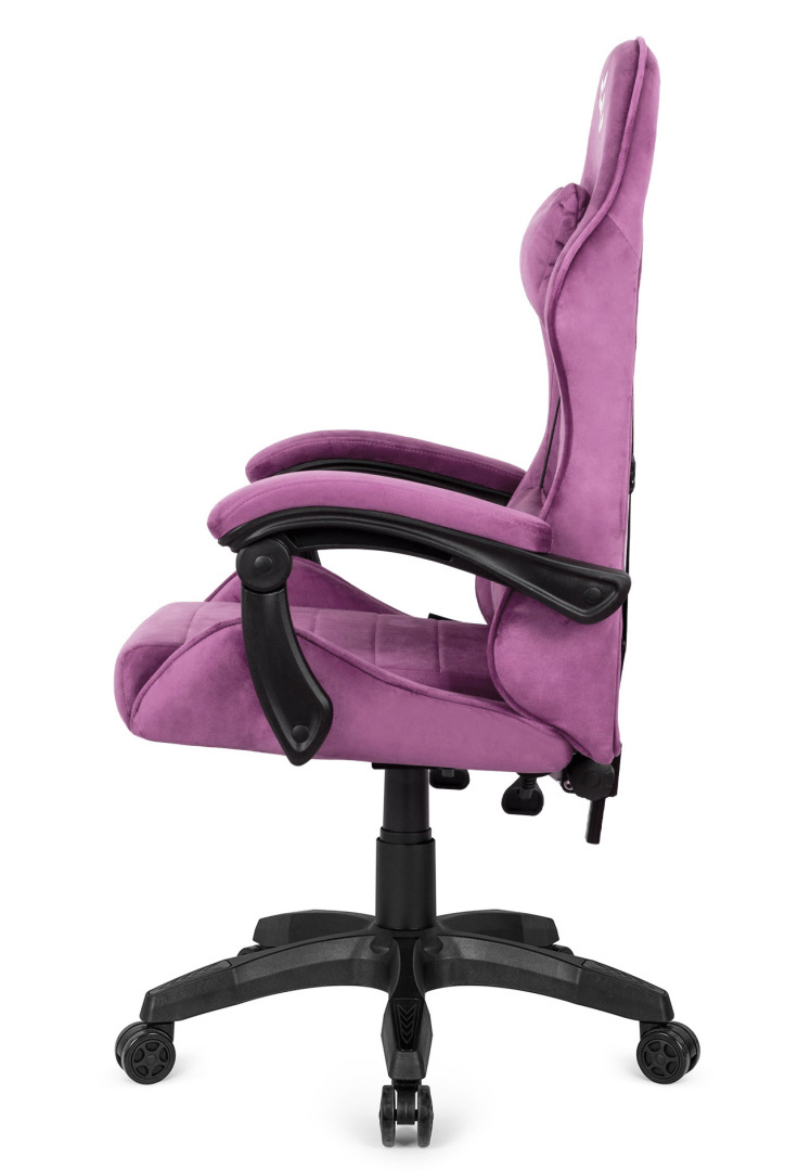 Fotel obrotowy gamingowy ENZO XL PURPLE ALCANTARA - obrazek 4