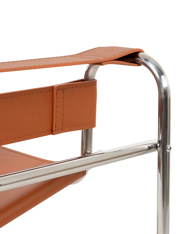 Fotel IVAN brązowy - ekoskóra - obrazek 3