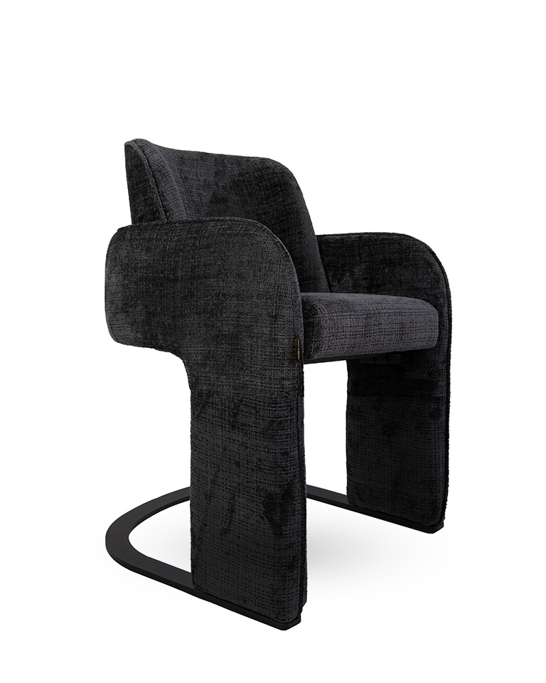 MaMaison krzesło BORA czarne